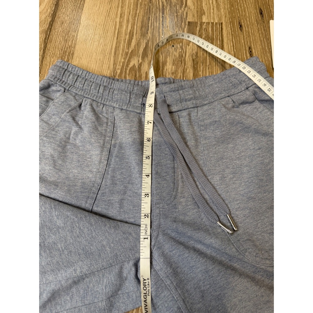 Athleta Farallon Heathered Wide Crop Pants Blue Size 2 NWT Athleisure Travel - Picture 9 of 10